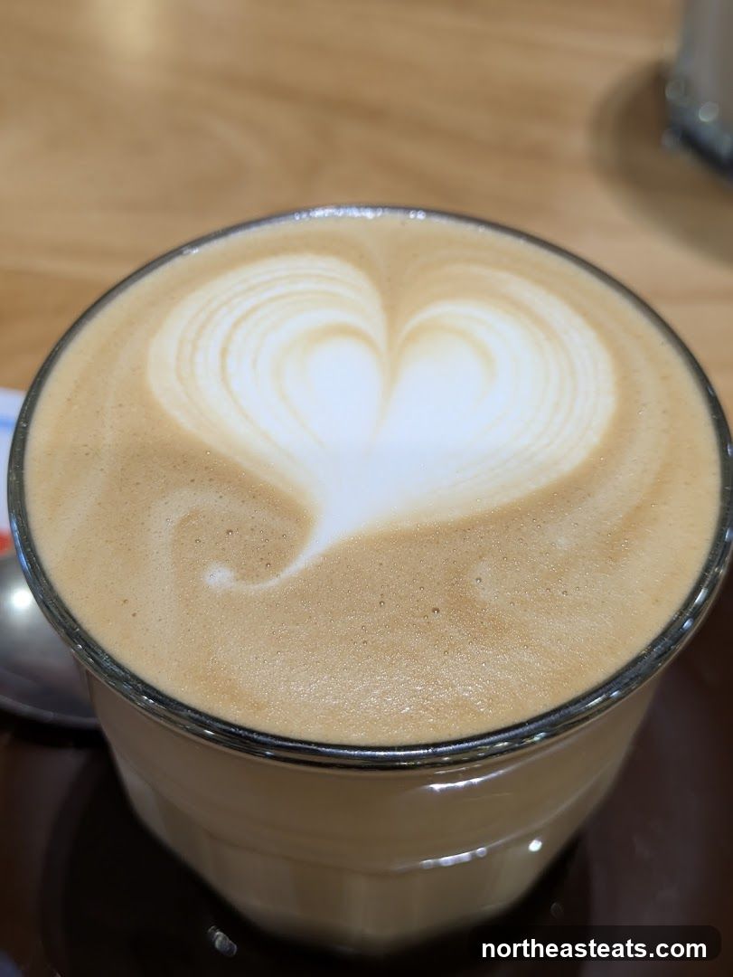Latte with Heart Art