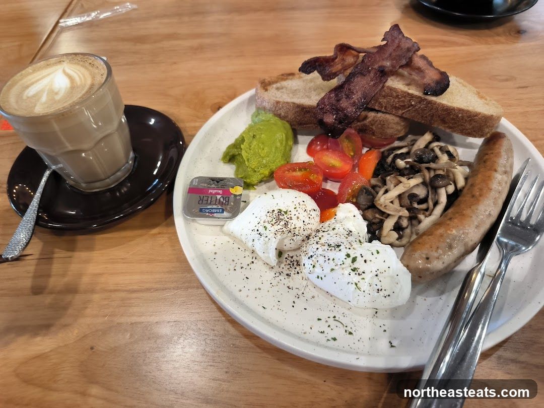 Breakfast Plate with Coffee