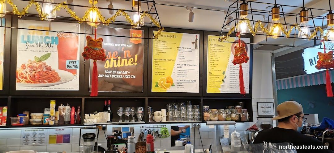 Cafe Menu and Decorations