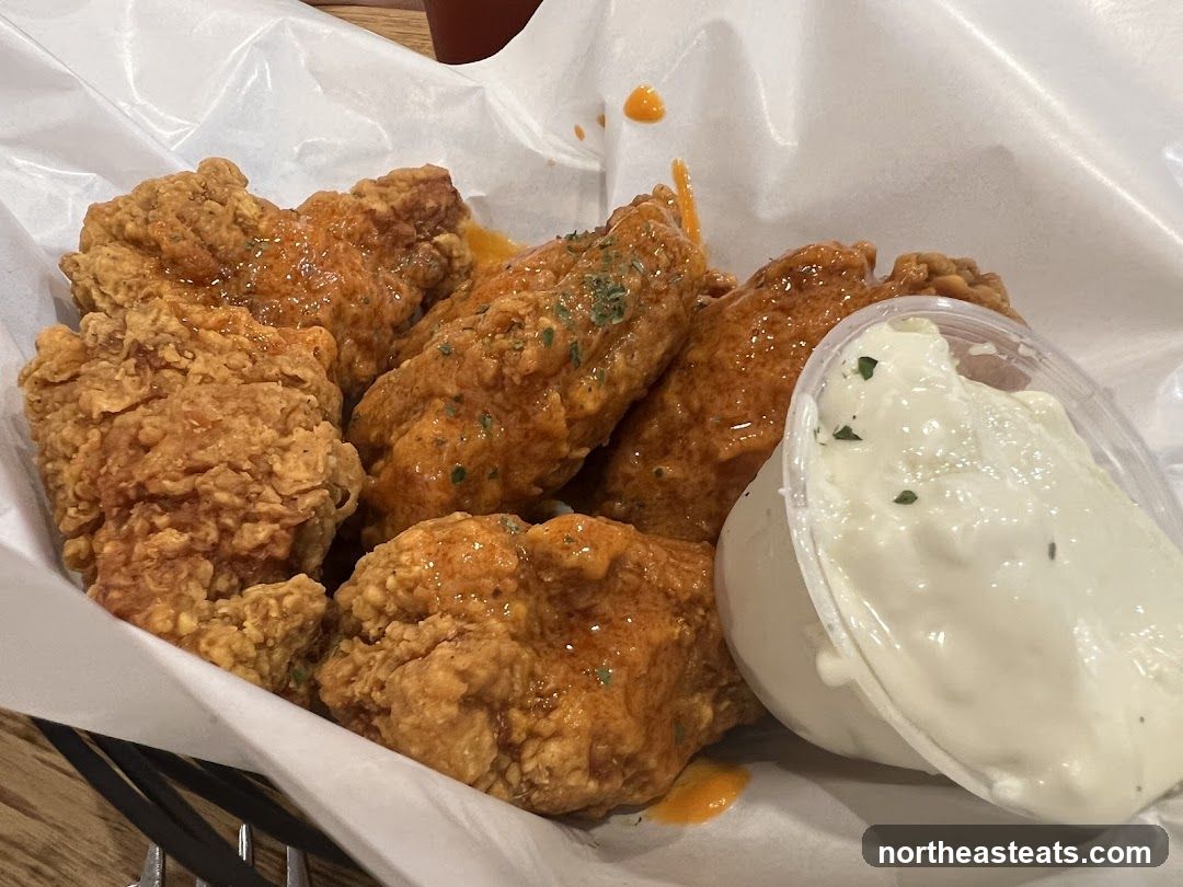 Chicken Wings with Dip