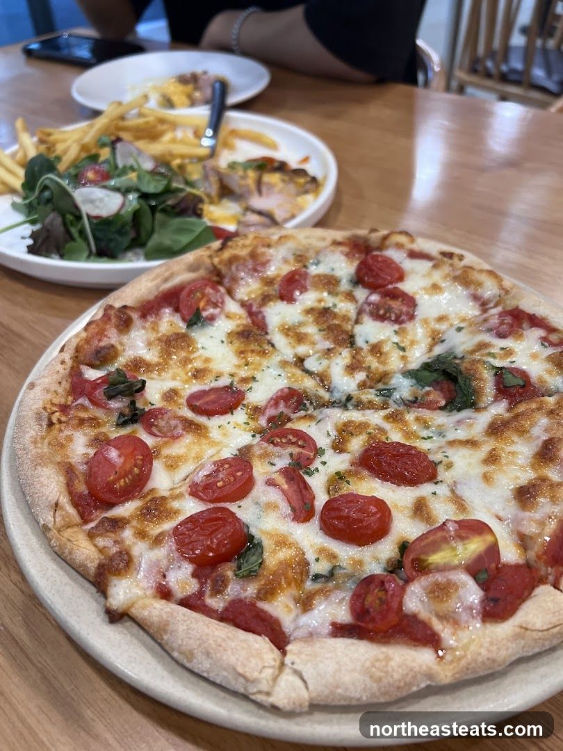 Pizza and Salad