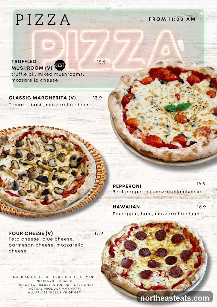 Pizza Menu