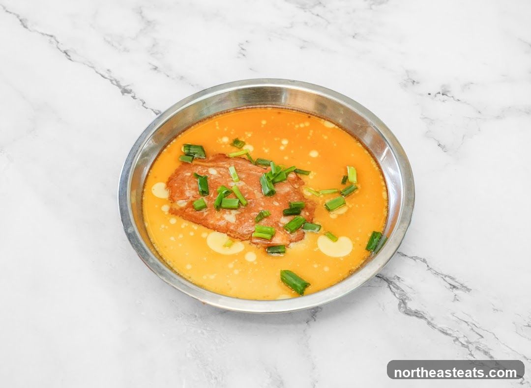 Steamed Egg with Meat