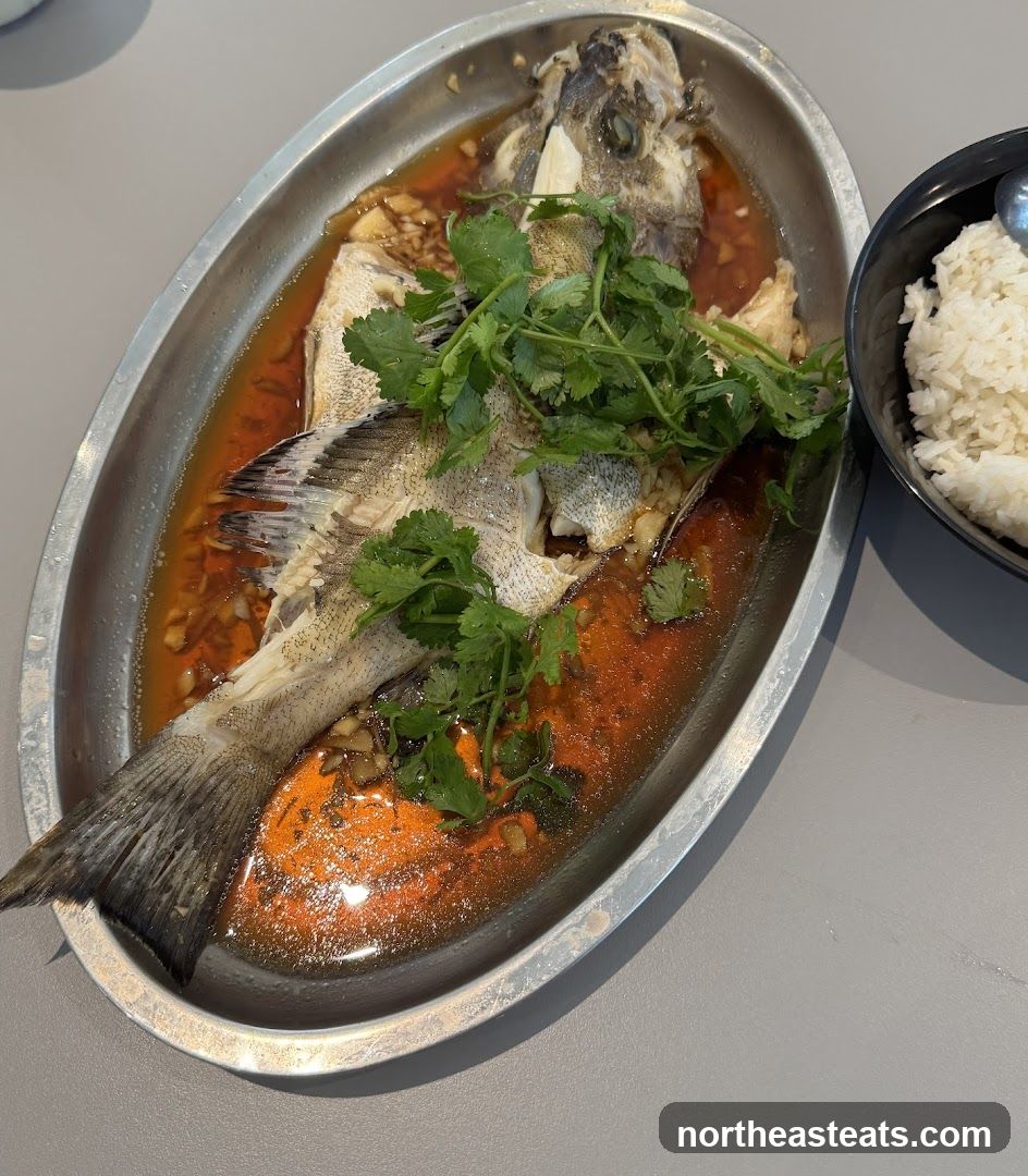 Steamed Fish with Rice