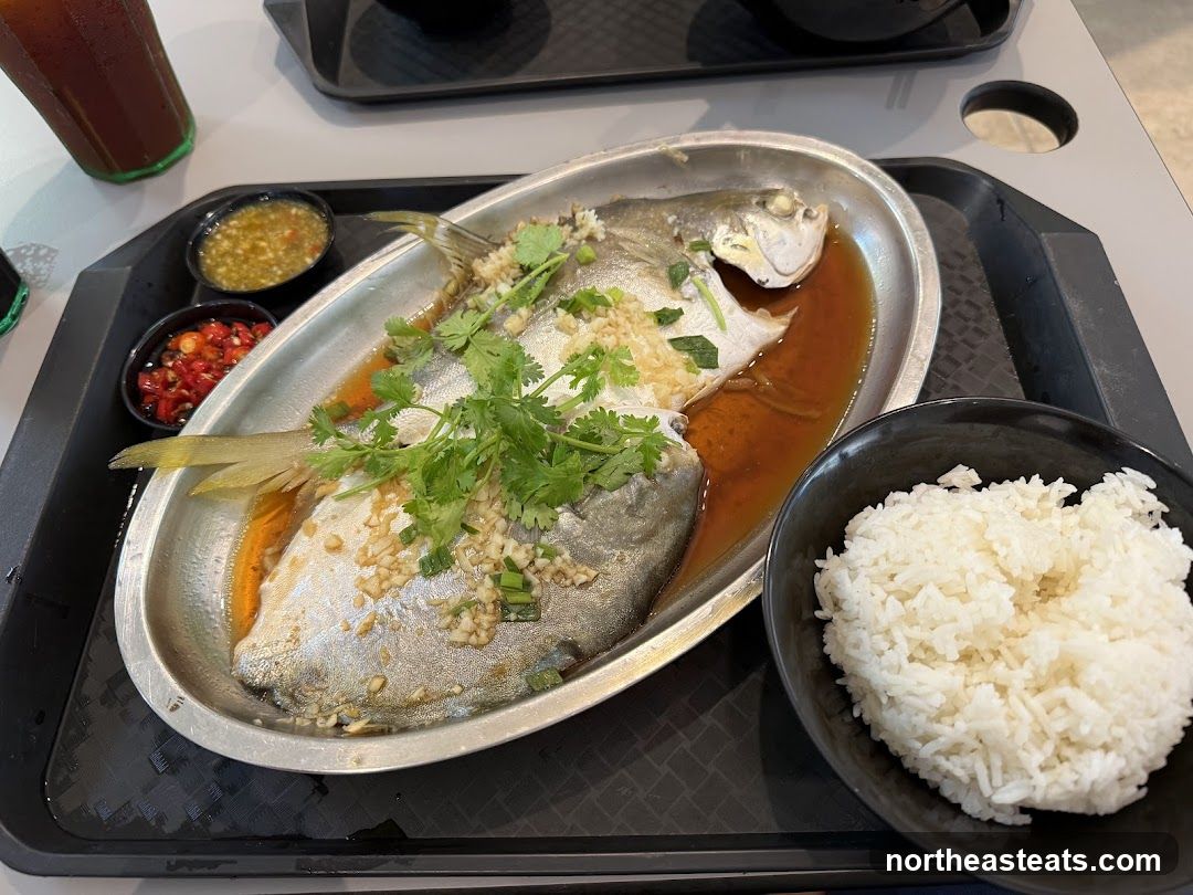 Steamed Fish with Rice