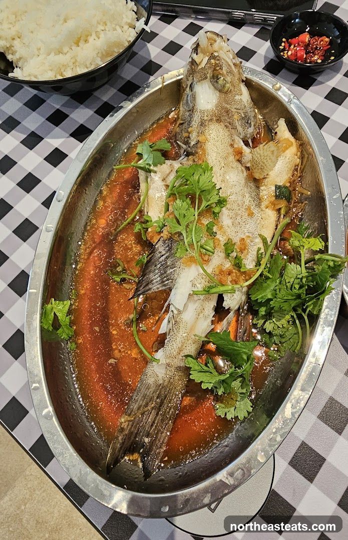 Steamed Fish with Sauce