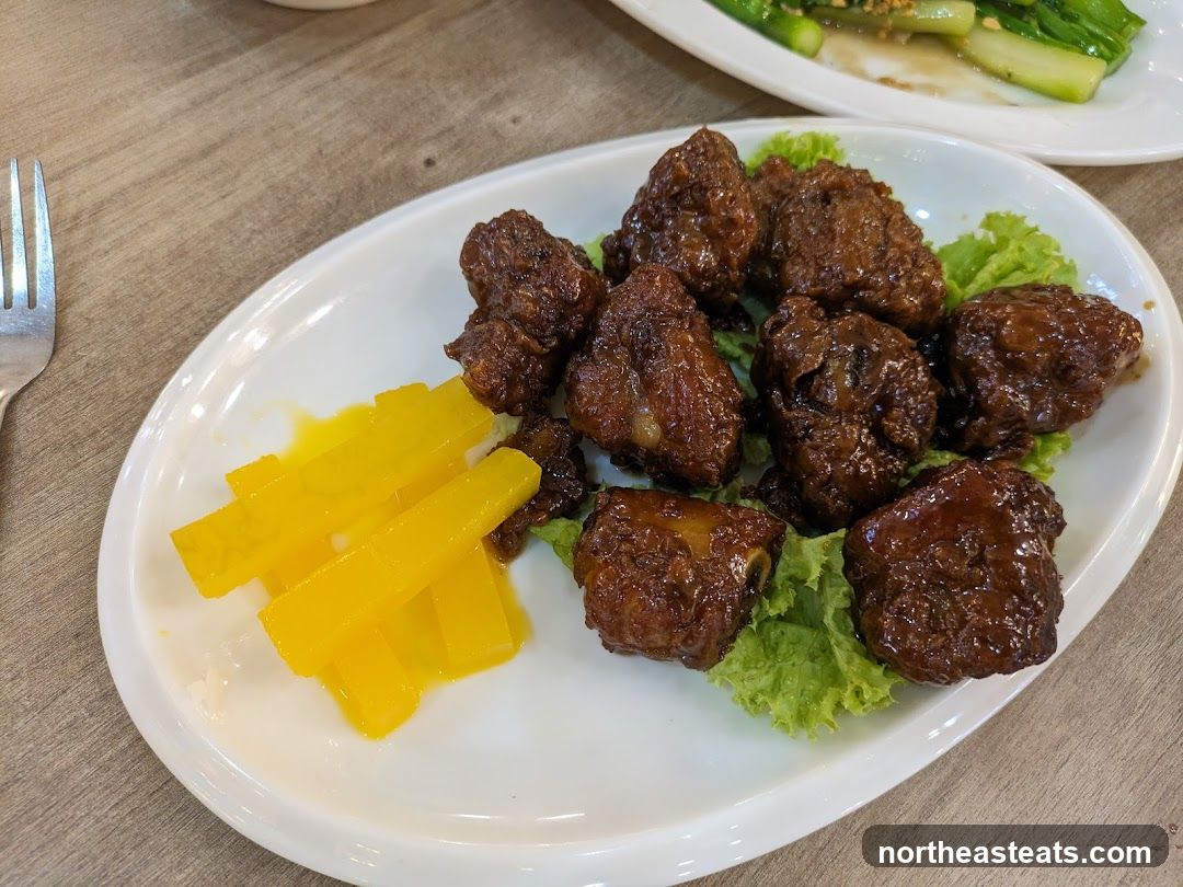 Braised Pork Ribs with Pickled Radish