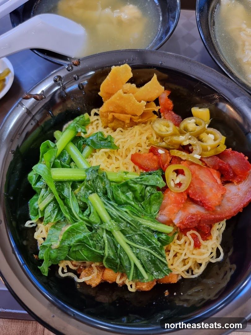 Noodles with Char Siu and Greens