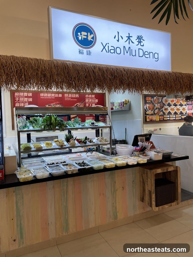 Food Stall with Ingredients