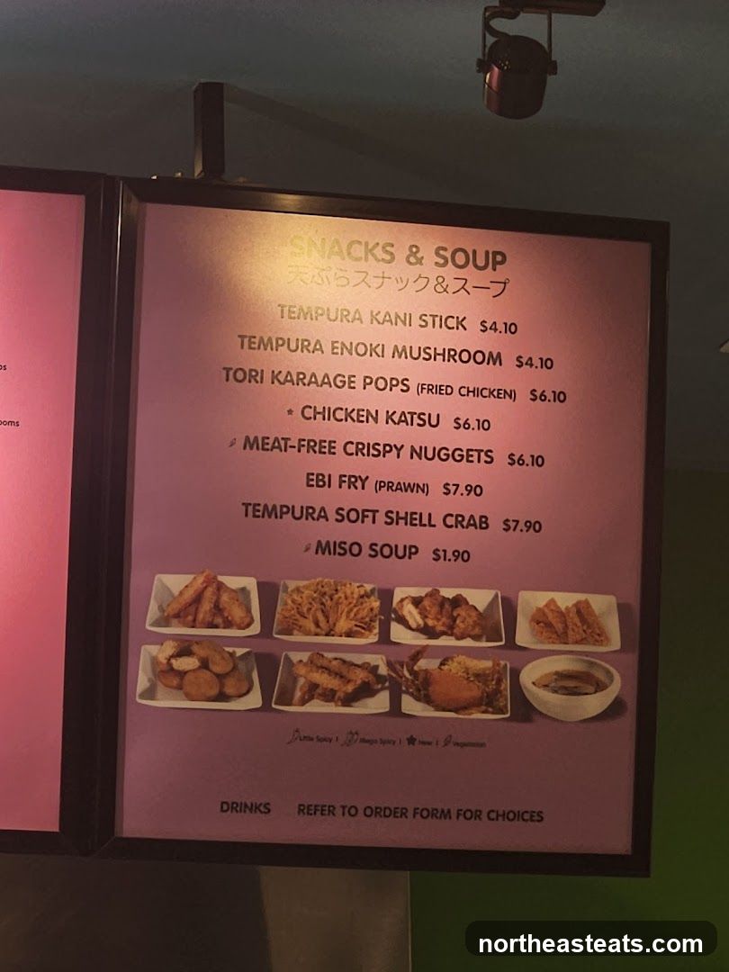 SNACKS & SOUP