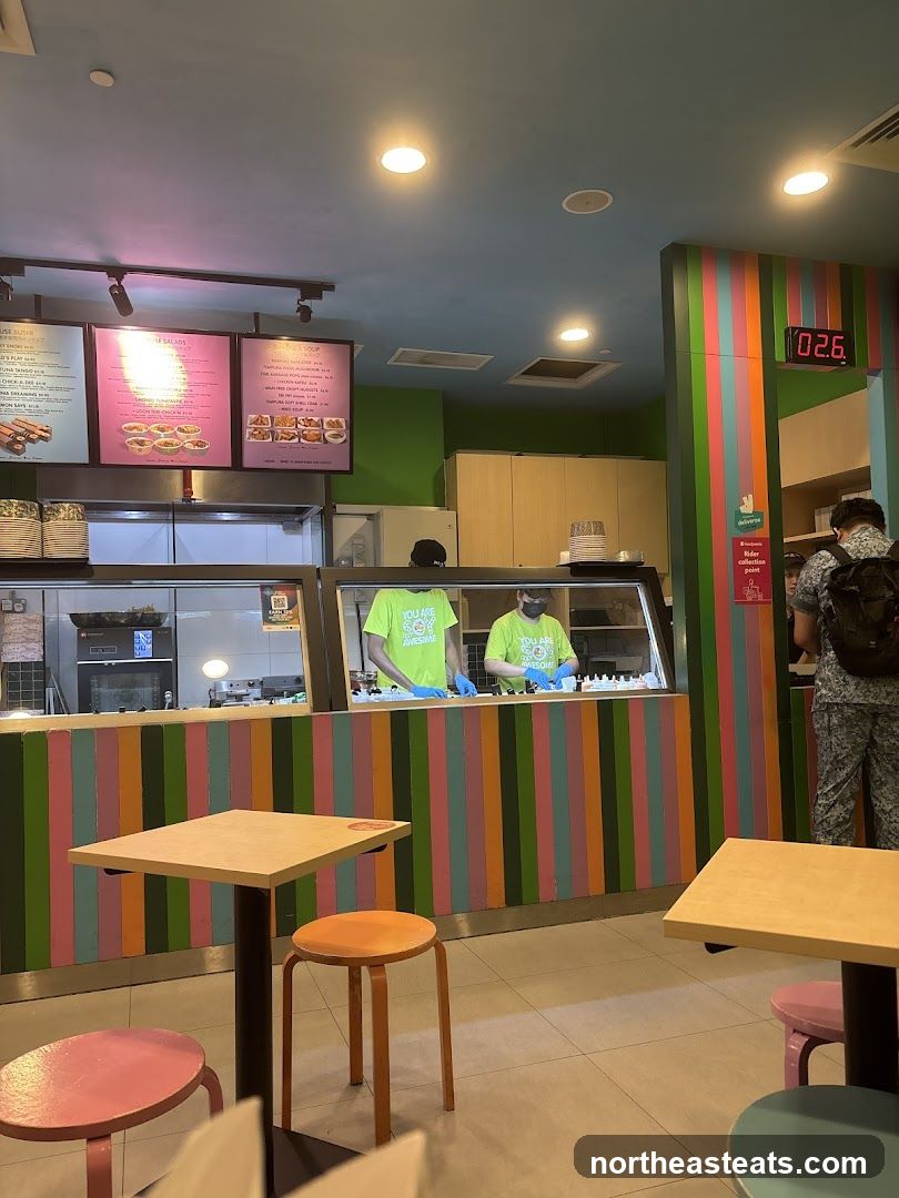 Restaurant Interior with Menu Boards