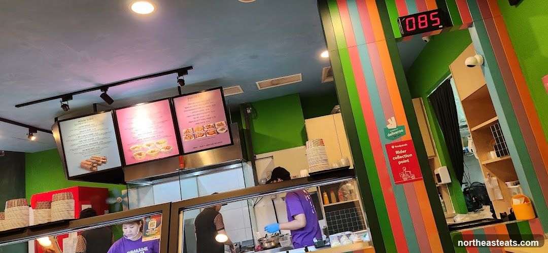 Restaurant Interior with Menu Boards