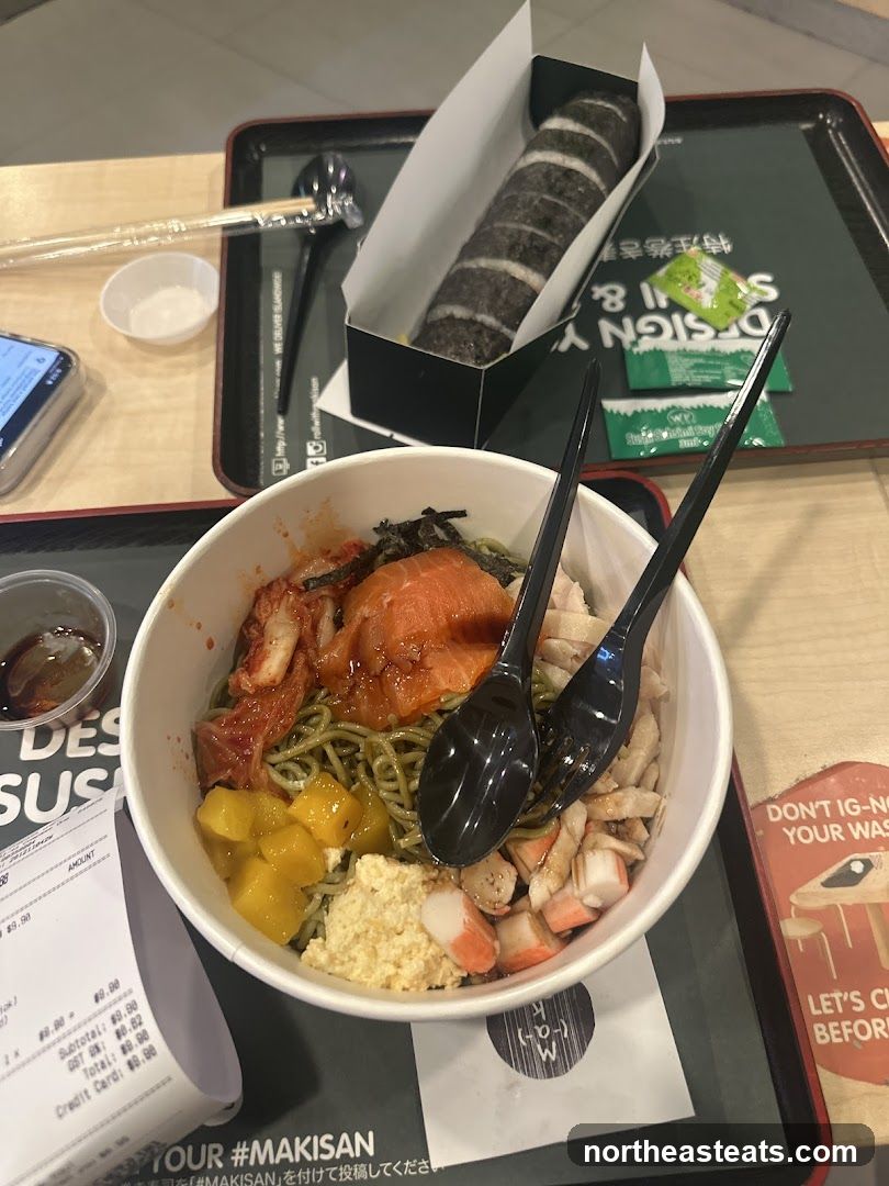 Sushi Bowl and Roll