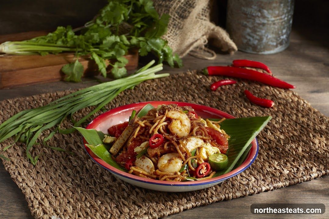Noodle Dish with Shrimp