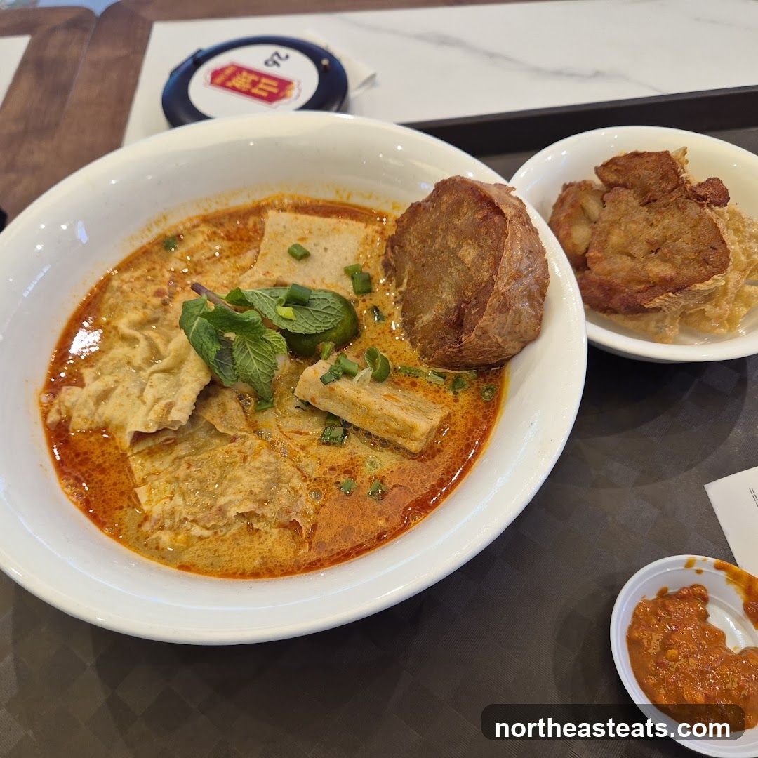 Laksa with Fried Sides