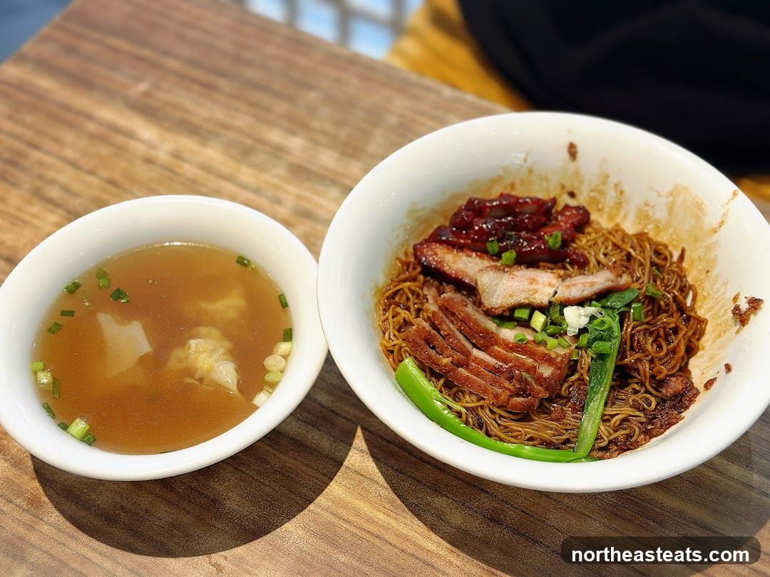 Noodles with Roasted Meats and Soup