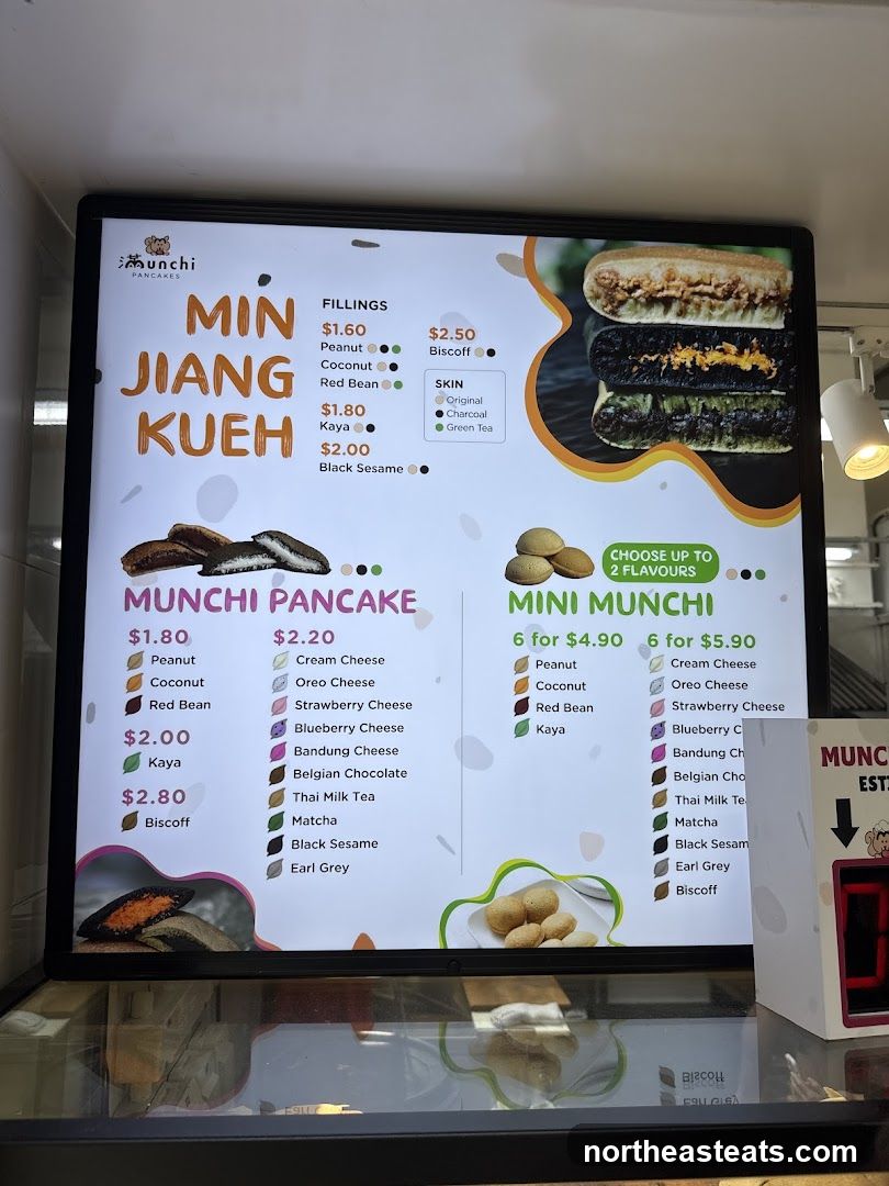 Munchi Pancakes Menu
