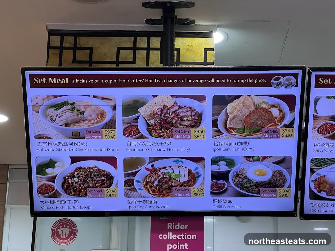 Set Meal Menu