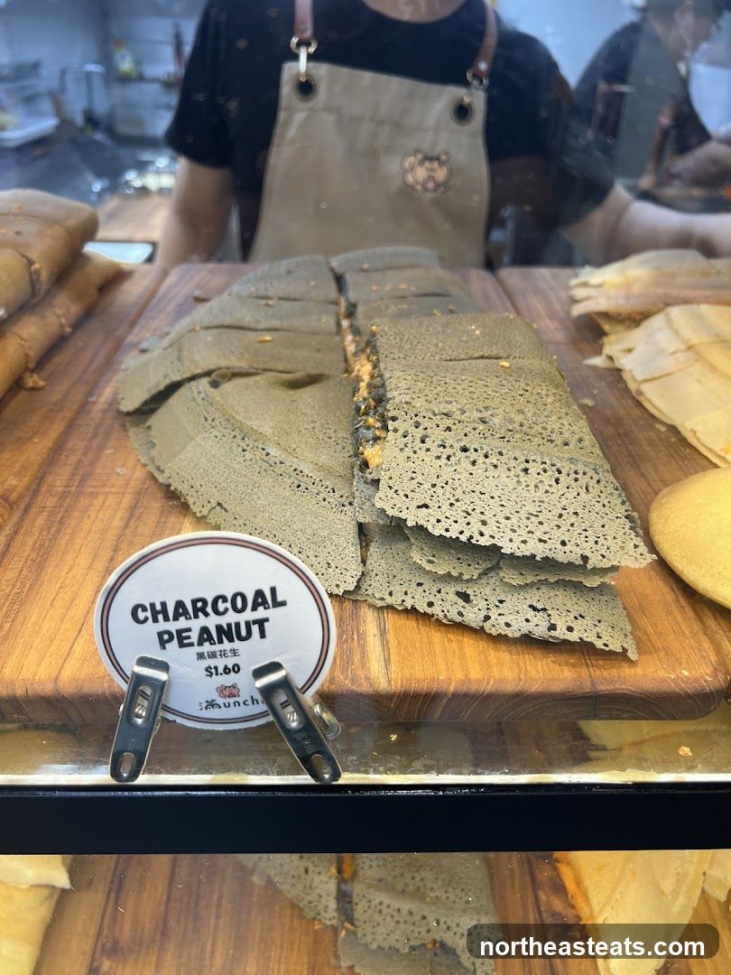Charcoal Peanut Pancake