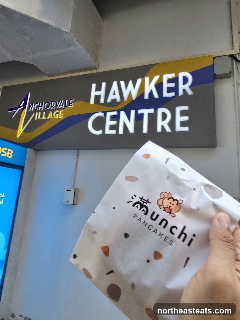 Hawker Centre Signage with Food Packaging