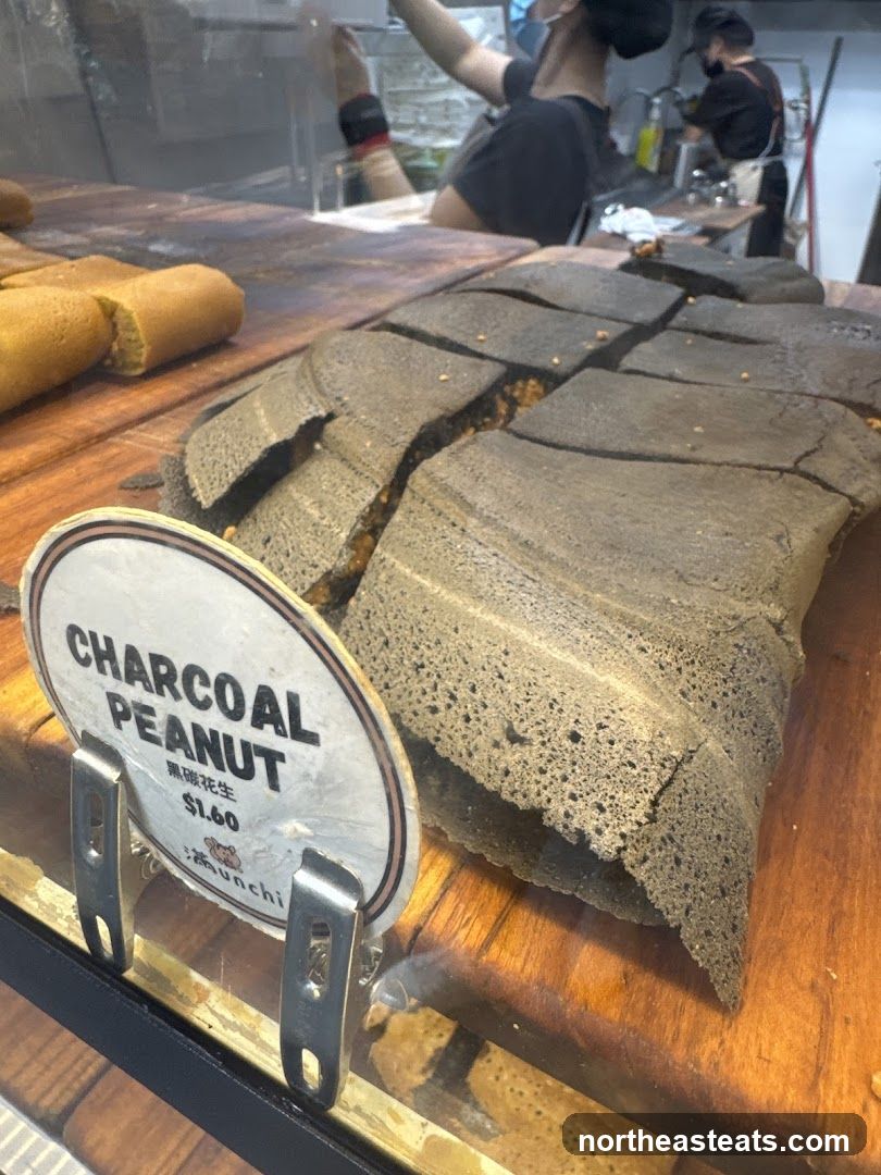 Charcoal Peanut Pancake
