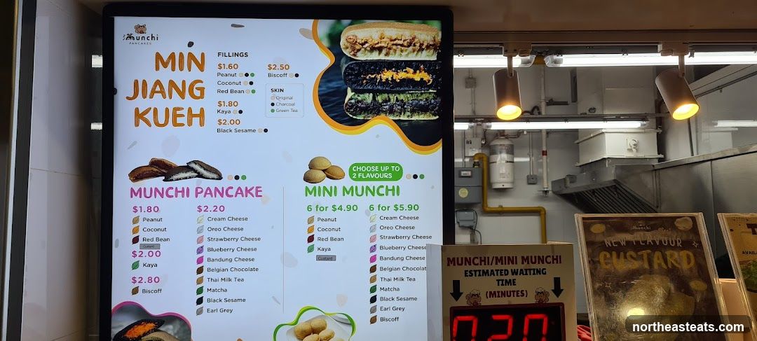 Munchi Pancakes Menu