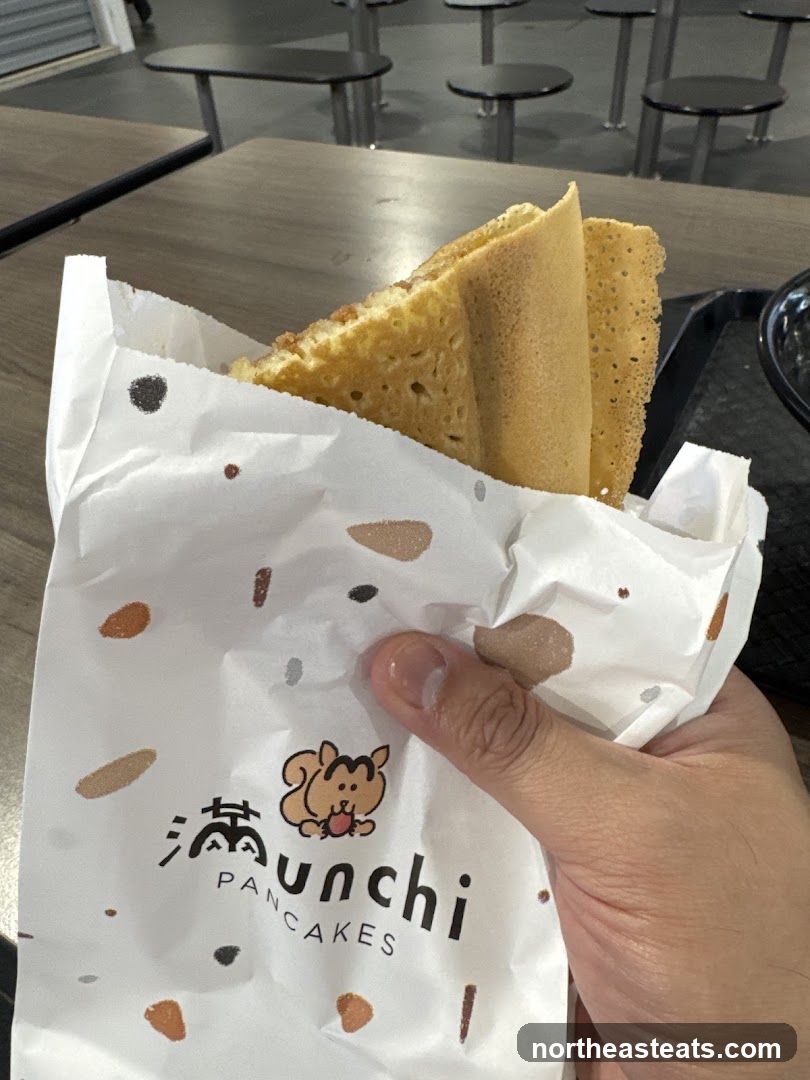 Pancake in wrapper