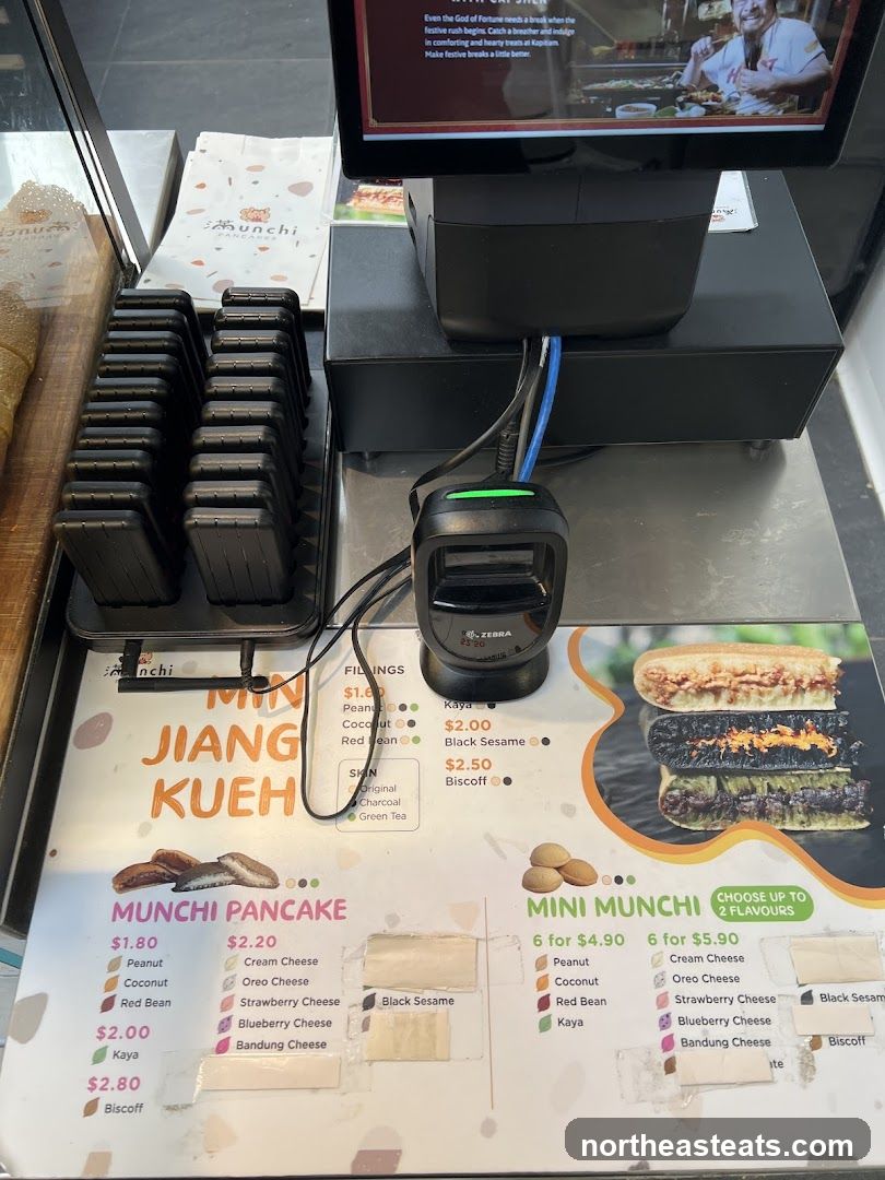 Menu Board with Food Items