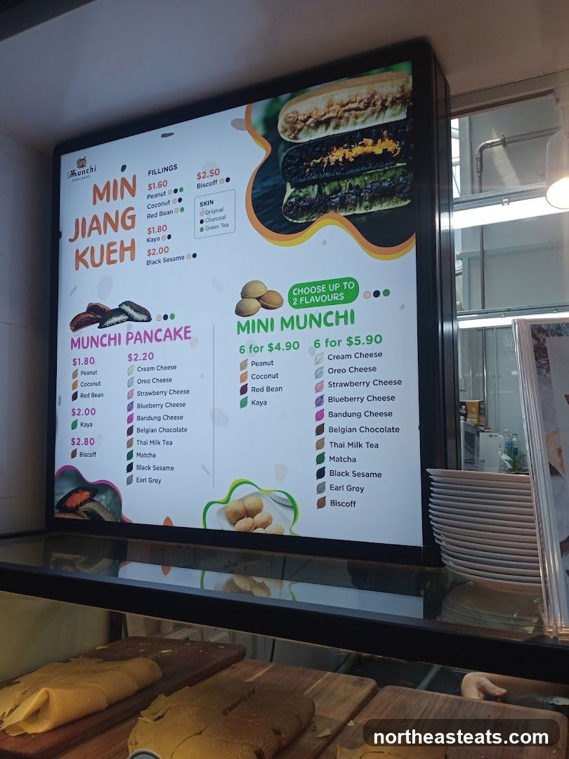 Munchi Min Jiang Kueh Menu
