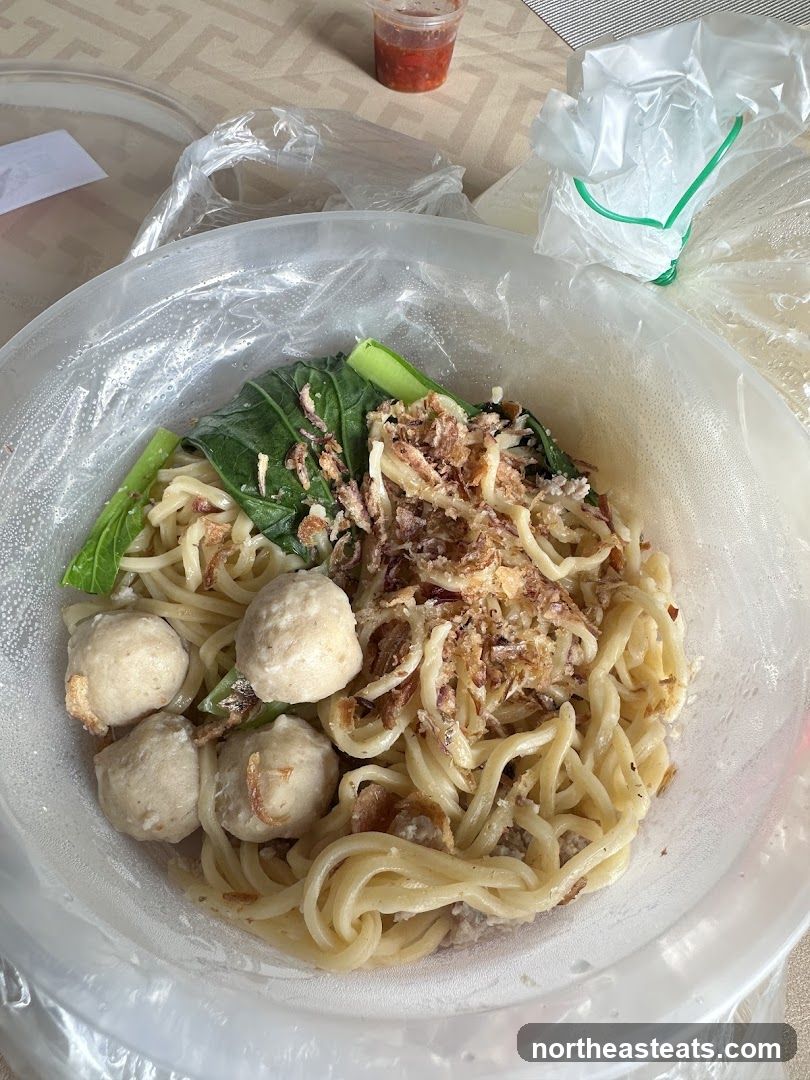 Noodles with Meatballs