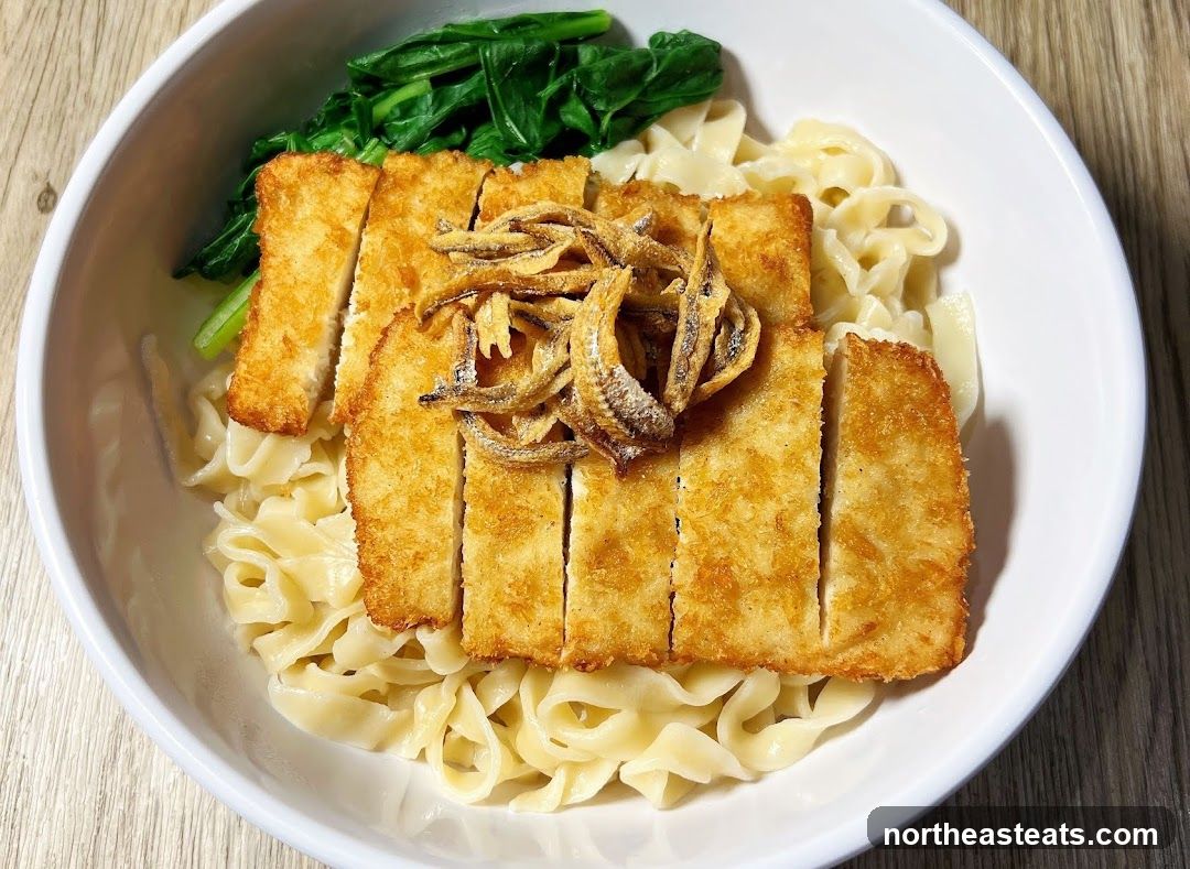 Noodles with Fried Fish and Anchovies