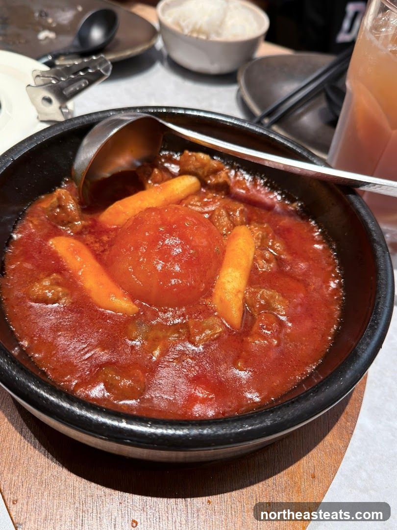 Stew with Tteokbokki and Meat