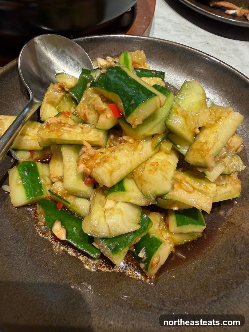 Smashed Cucumber Salad