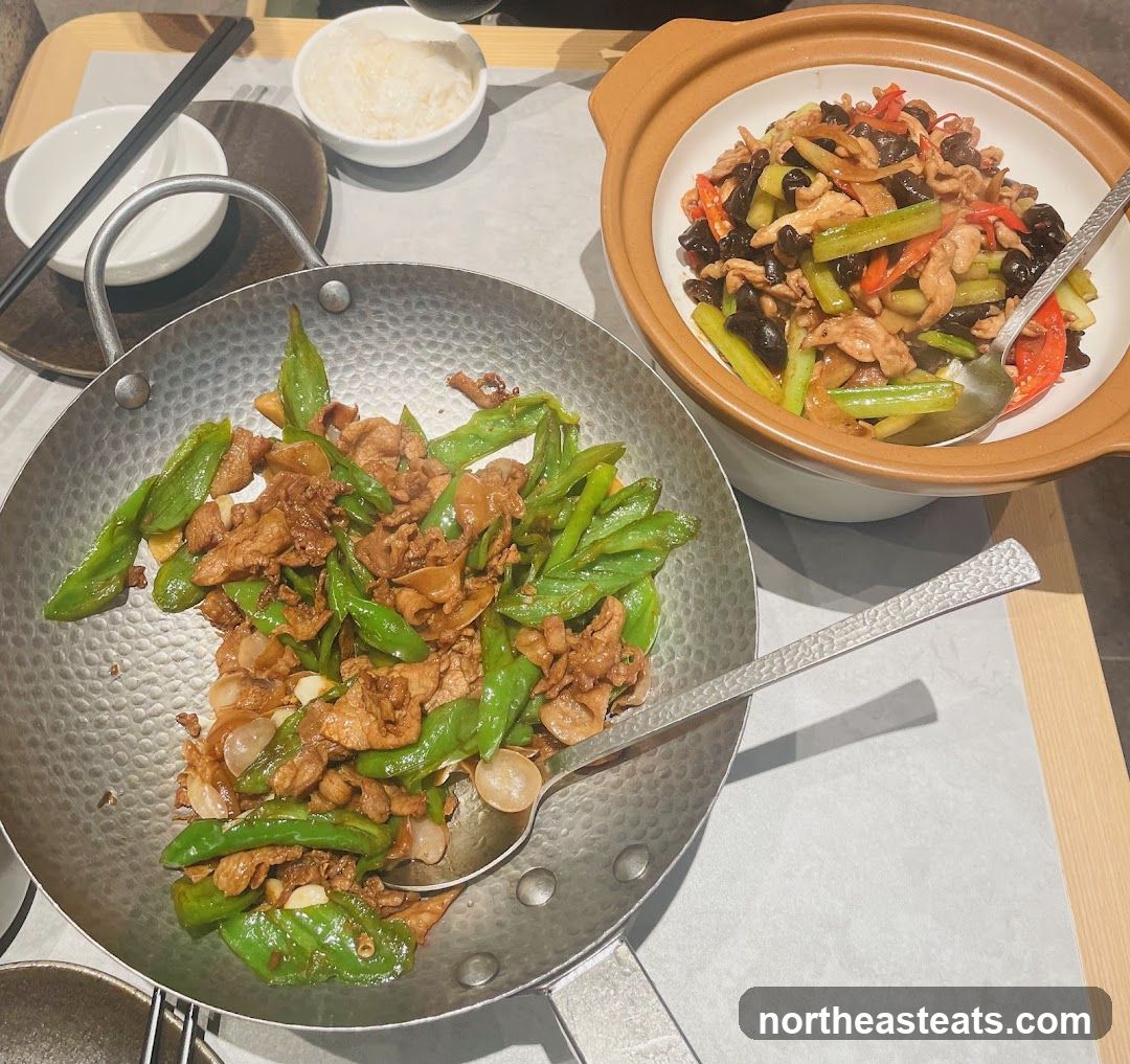 Stir-fried dishes with rice
