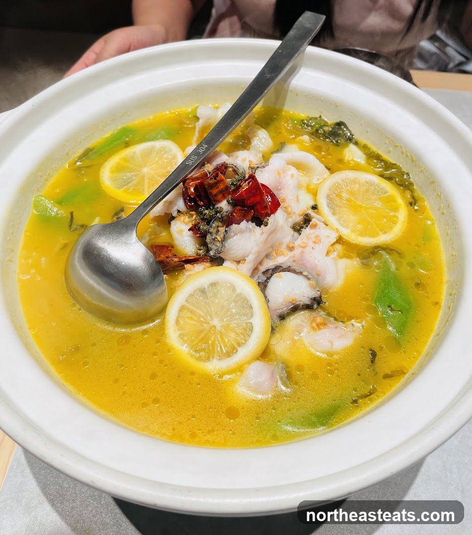 Fish Soup with Lemon and Chili