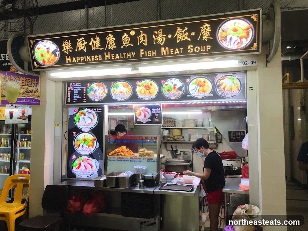 Fish Meat Soup Stall
