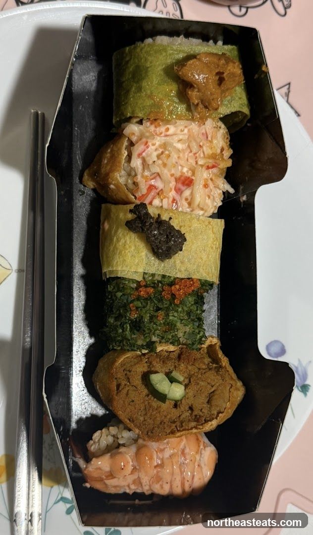 Assortment of Sushi Rolls
