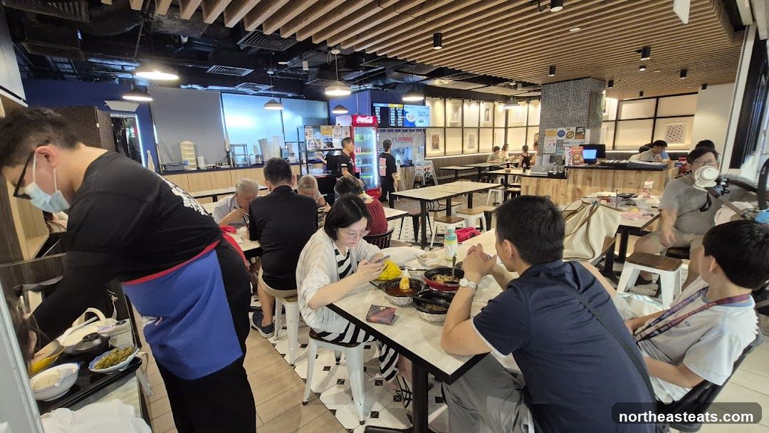 Restaurant Interior with Diners