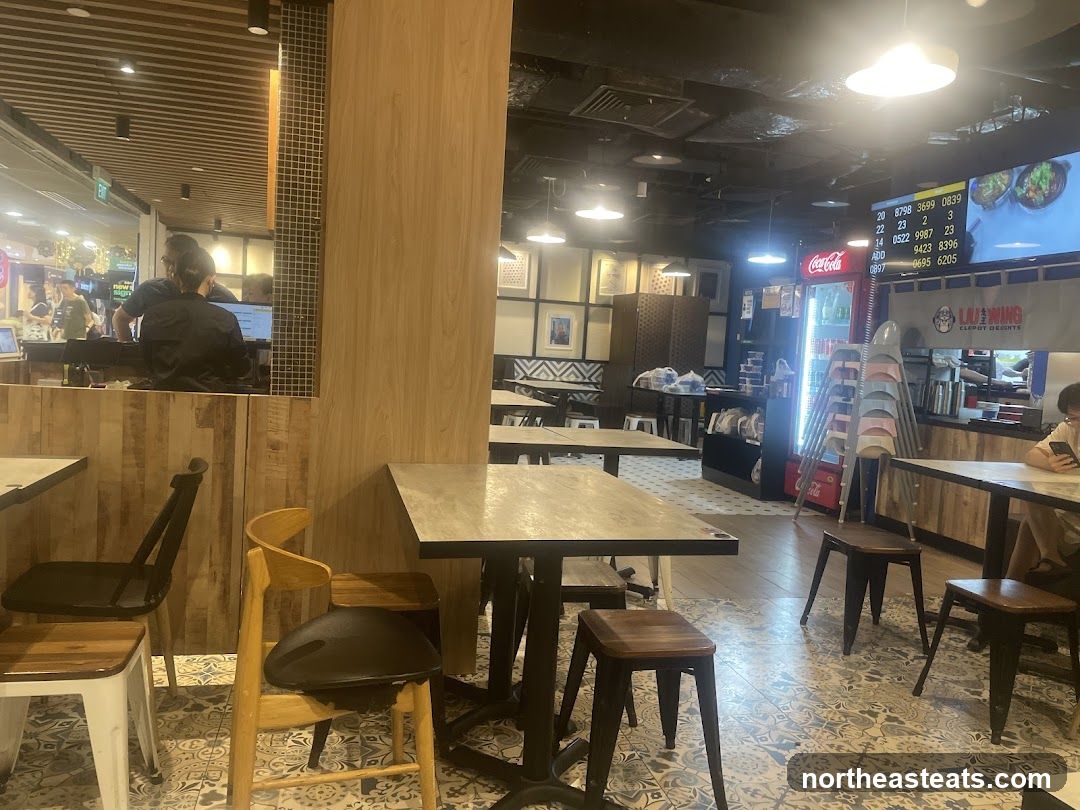 Restaurant Interior with Seating and Display