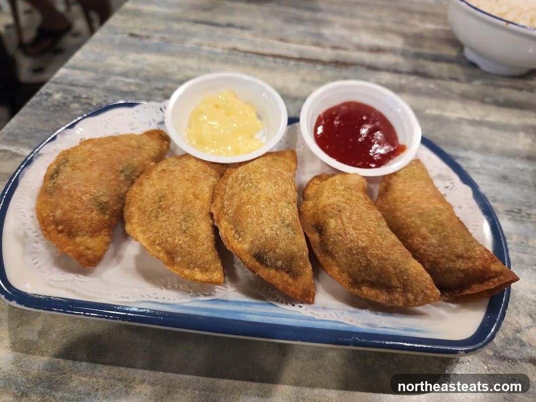 Fried Dumplings with Dipping Sauces