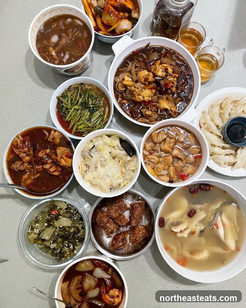 Assortment of Chinese Dishes