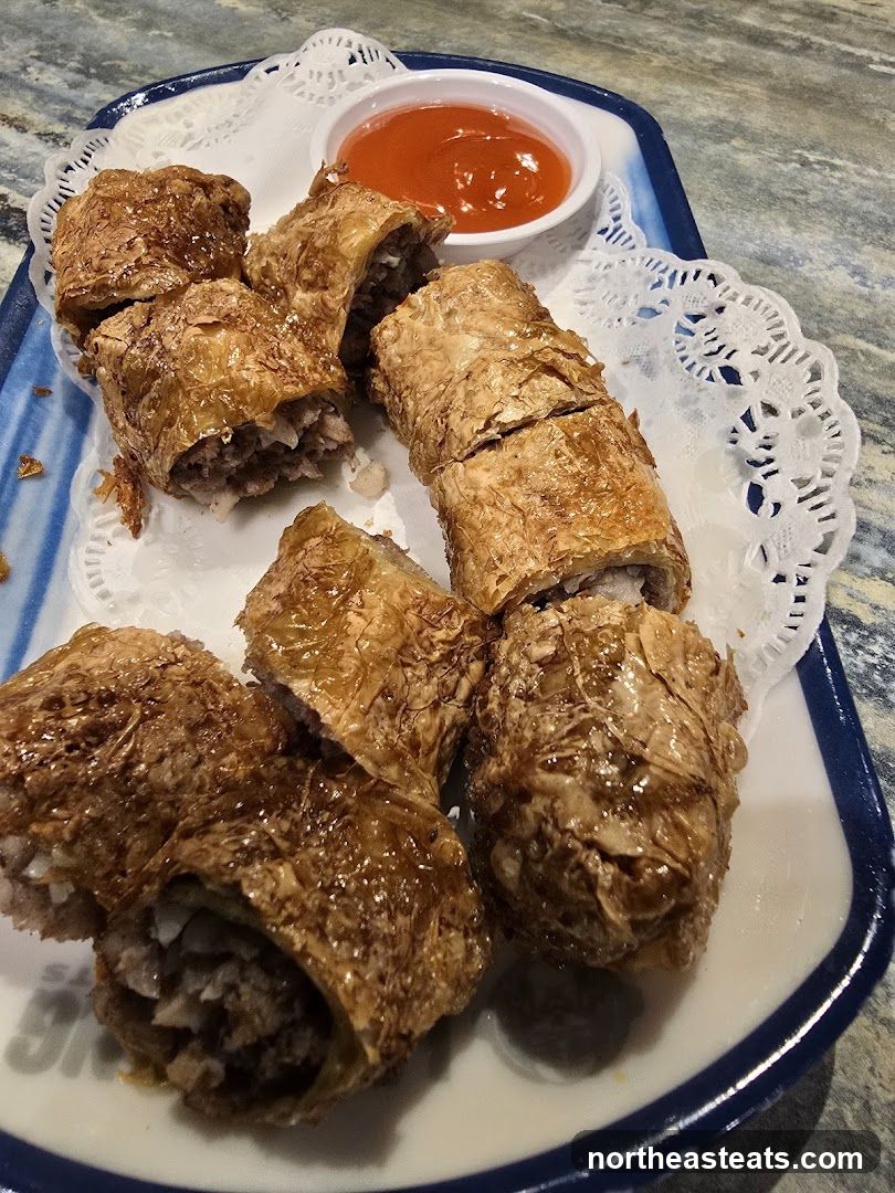 Fried Rolls with Dipping Sauce