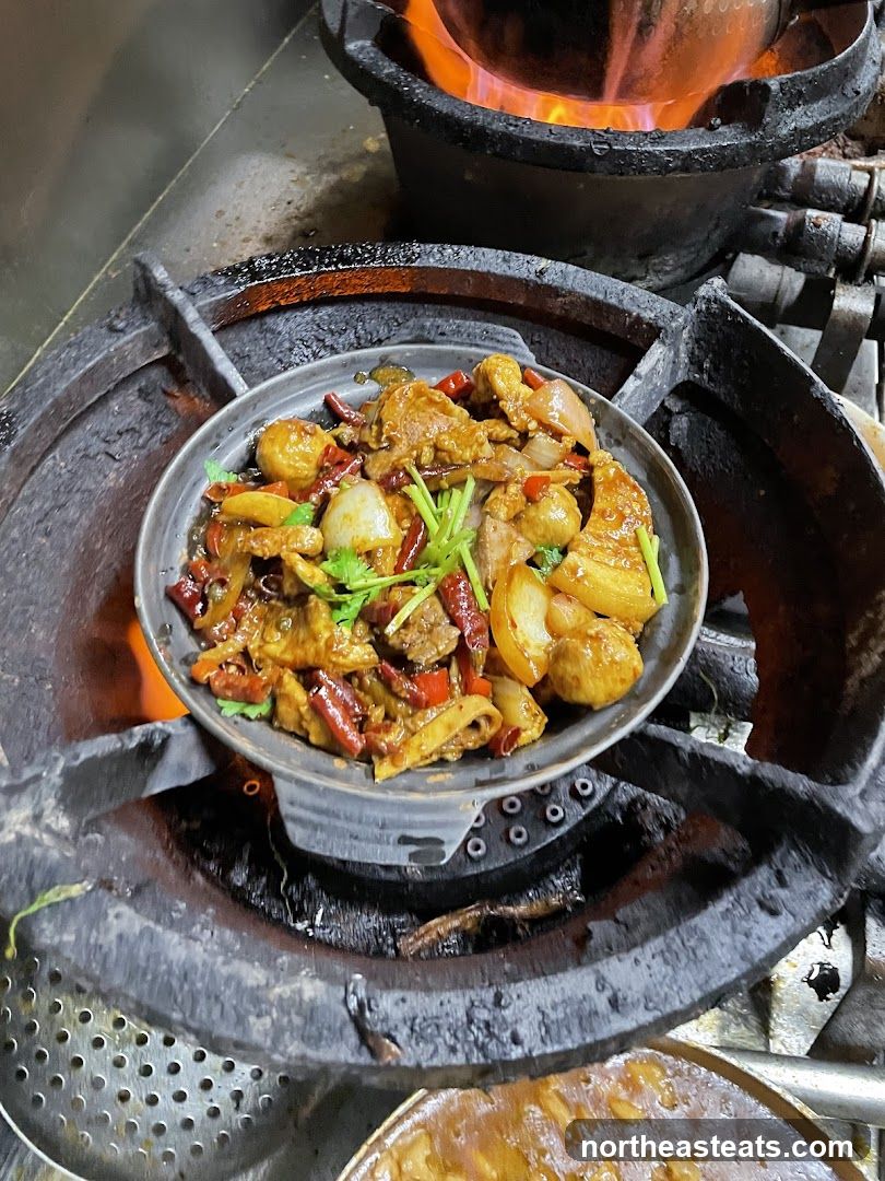 Spicy Chicken Dish Cooking