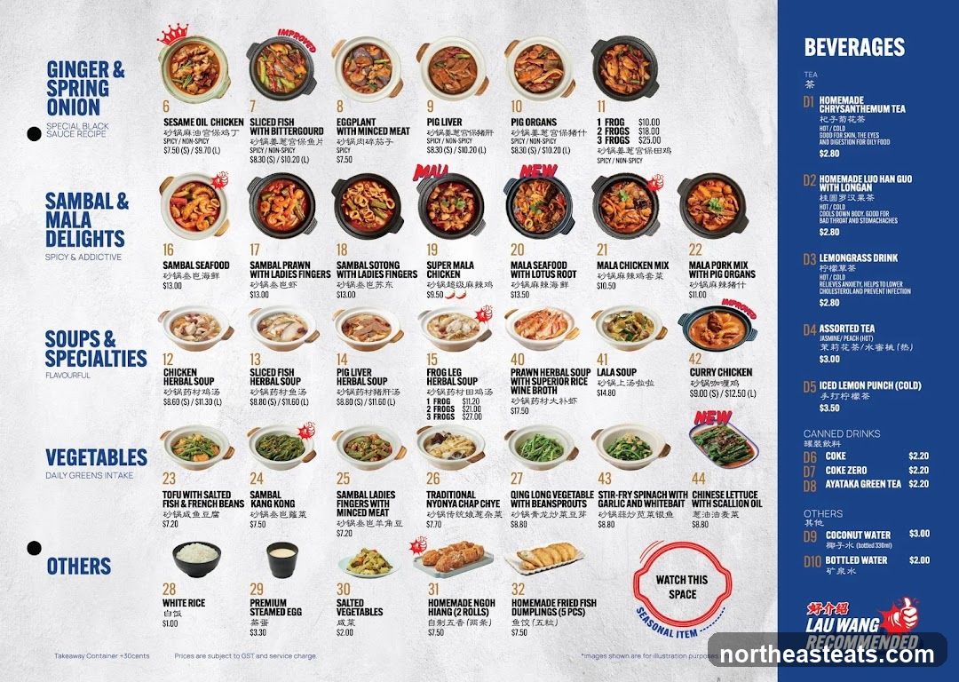 Lau Wang Menu