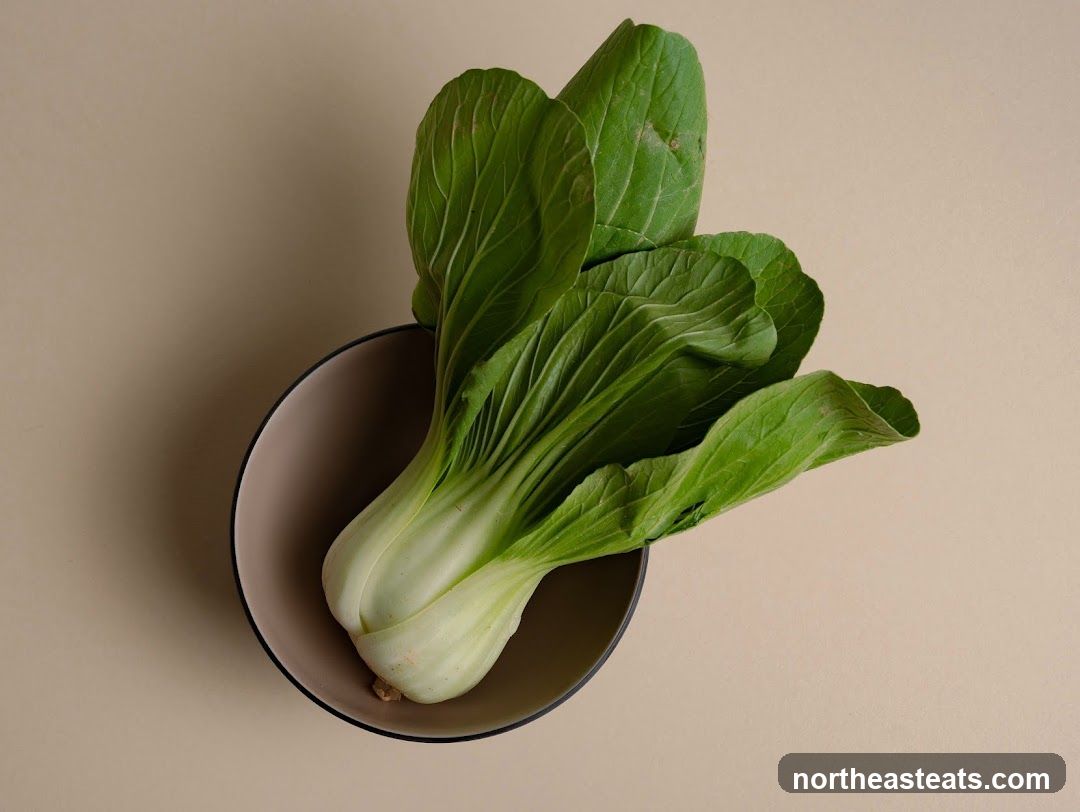 Bok Choy in a Bowl