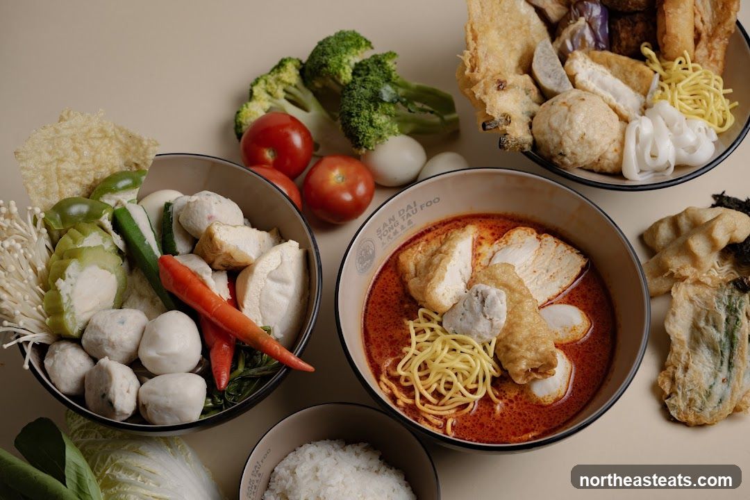 Curry Laksa with Ingredients