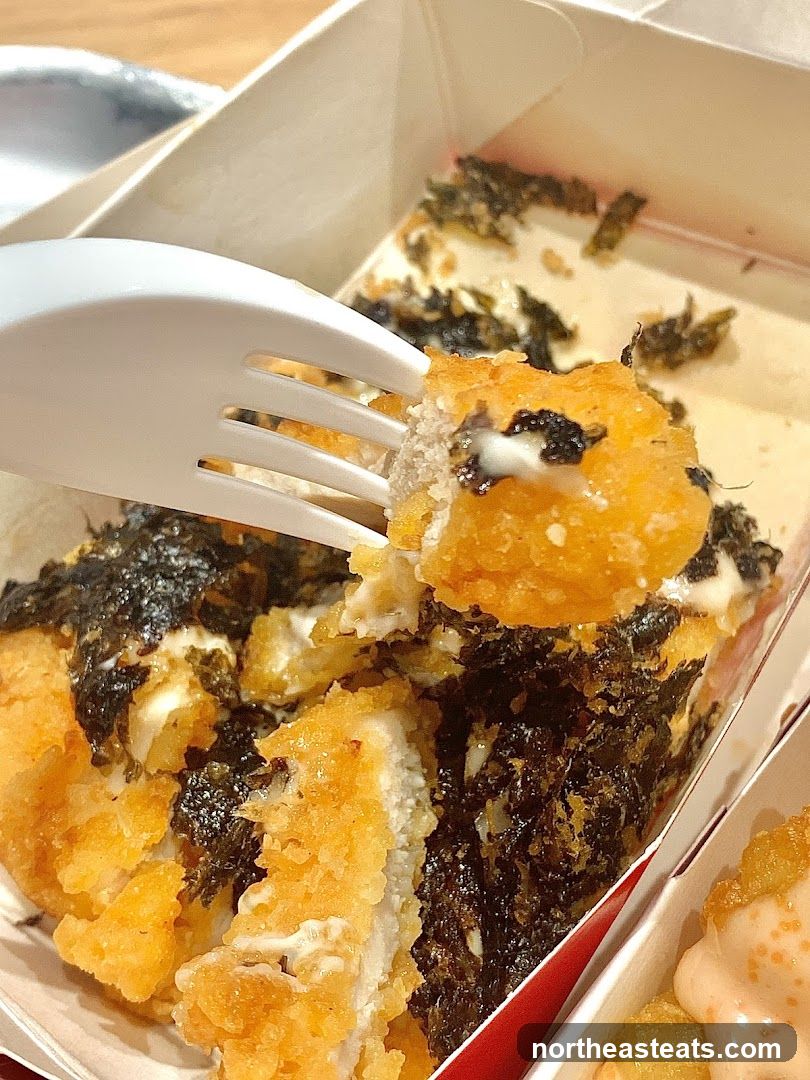 Fried Chicken with Seaweed