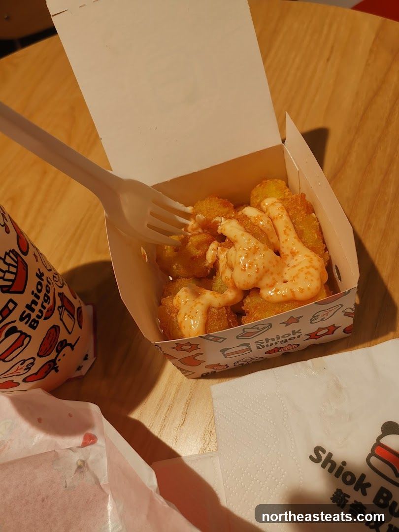 Shiok Burger Tater Tots