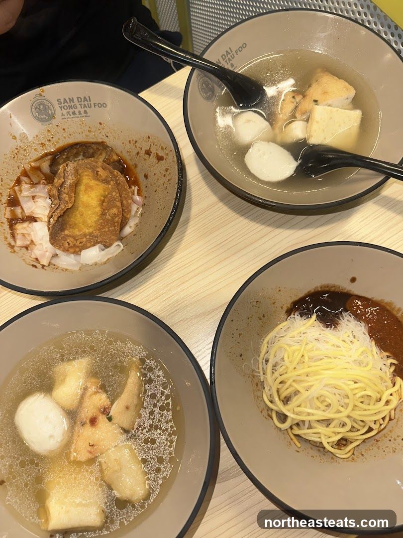 Bowls of Yong Tau Foo