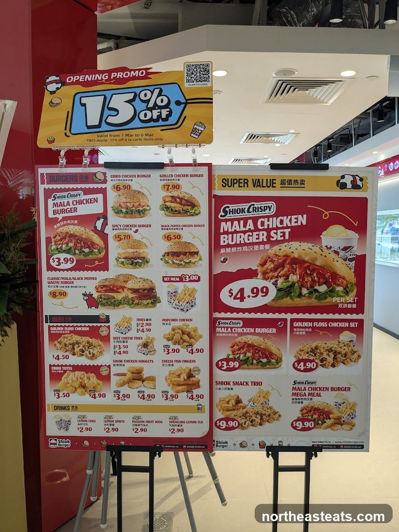 Shiok Crispy Menu